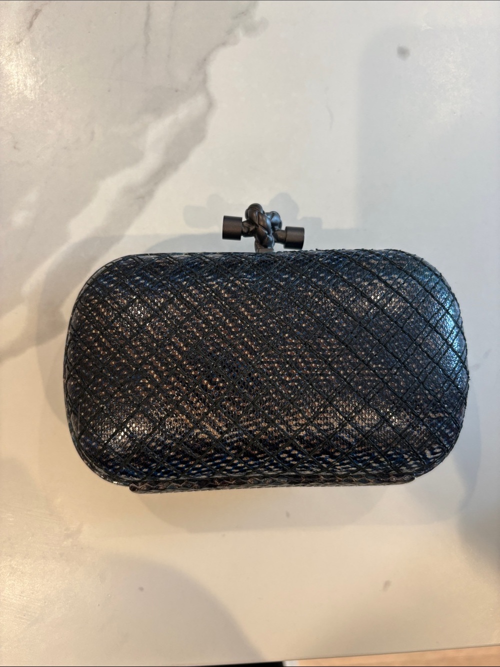 Woven Textured Evening Clutch